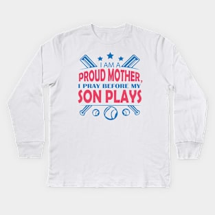 Great proud mother Kids Long Sleeve T-Shirt